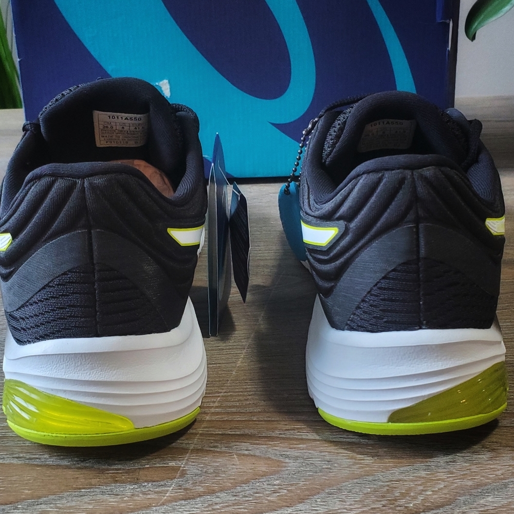 ASICS BLACK MENS RUNNING SHOES - Picture 4 of 12